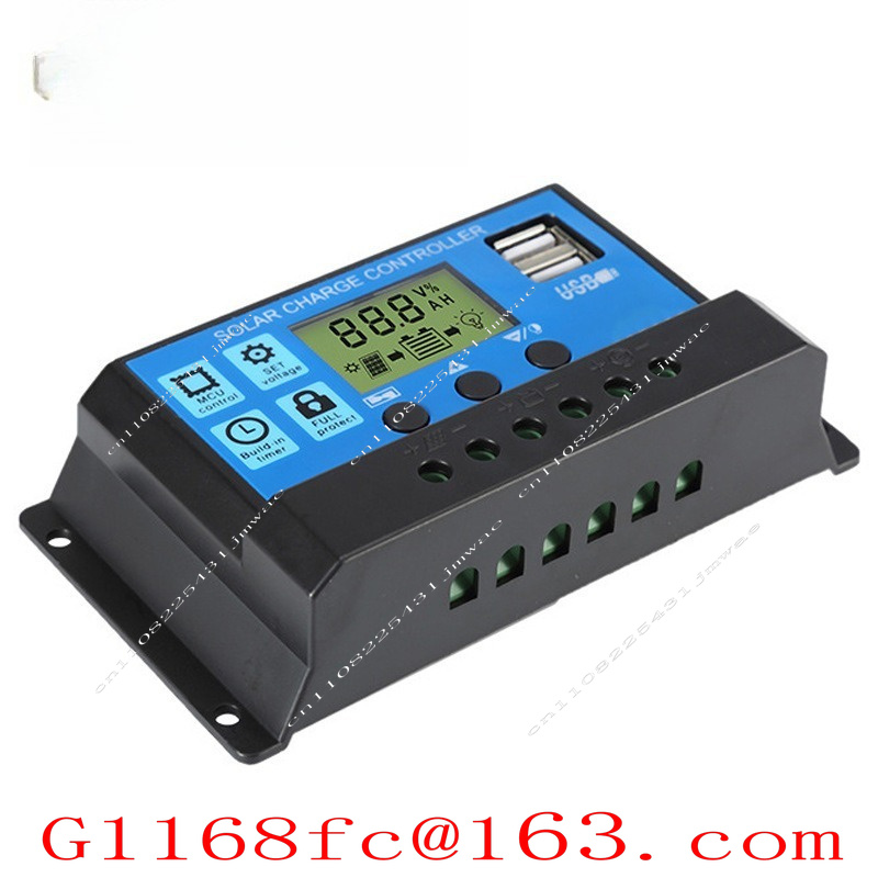 Charge Controller Solar - Pengontrol Pengisian Daya Surya PWM dengan