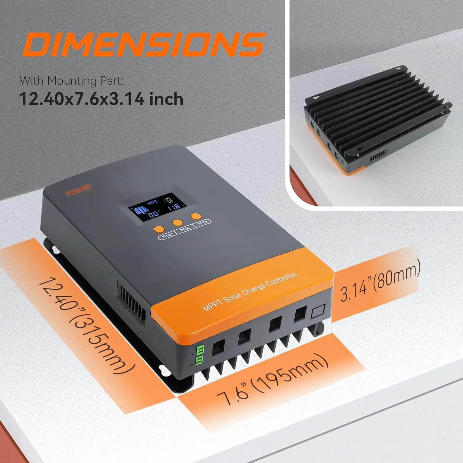 Charge Controller Solar - Kontroler Pengisian Daya Baterai PowMr Laris
