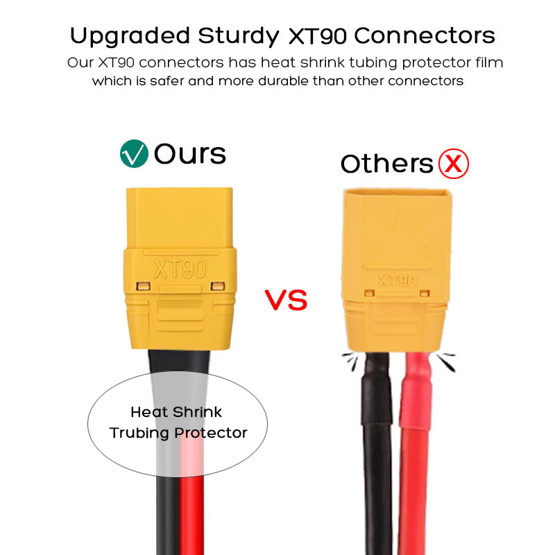 Kabel XT90 Male ke XT90 Female - Outdoor Power Station ulasan dan harga