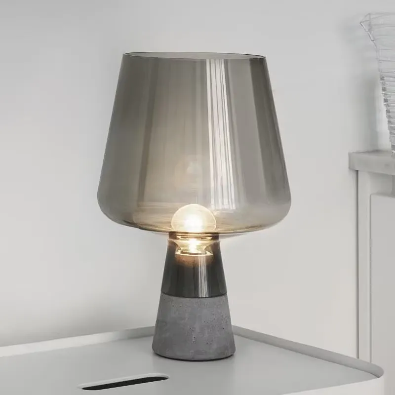 Lampu Meja Semen Bergaya Nordi - Solar Lamp ulasan dan harga
