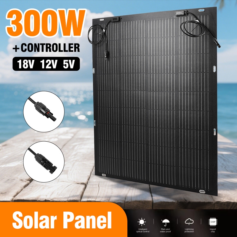 Panel Surya Fleksibel 300W 18V - Solar Panel 200W ulasan dan harga