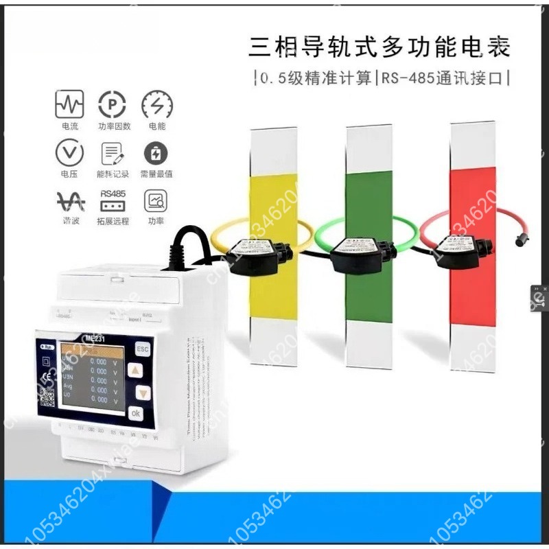 ME231 Meter Energi Cerdas Tiga - Energy Monitor Meter ulasan dan harga