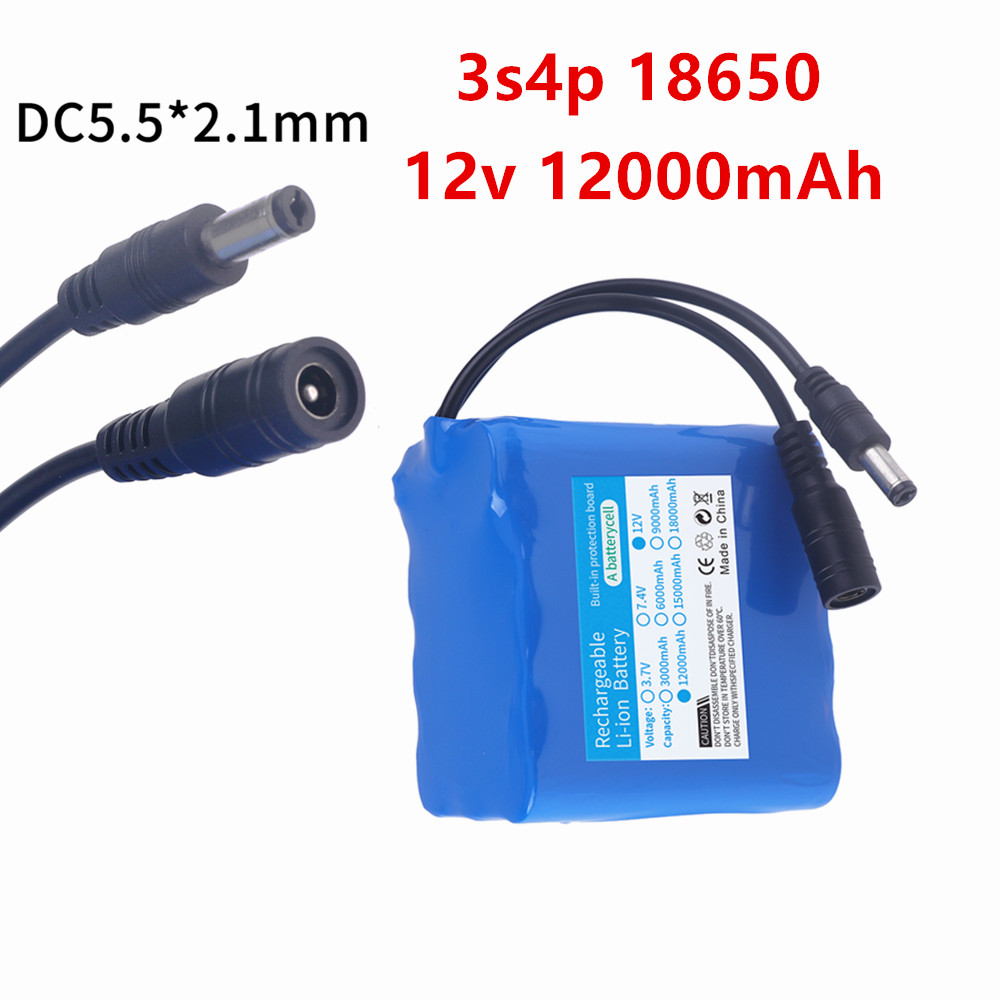 Baterai 12V 12000Mah 3S4P Kapa - Lithium Battery 12V ulasan dan harga